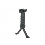 ACM Vertical grip with integrated bipod - black